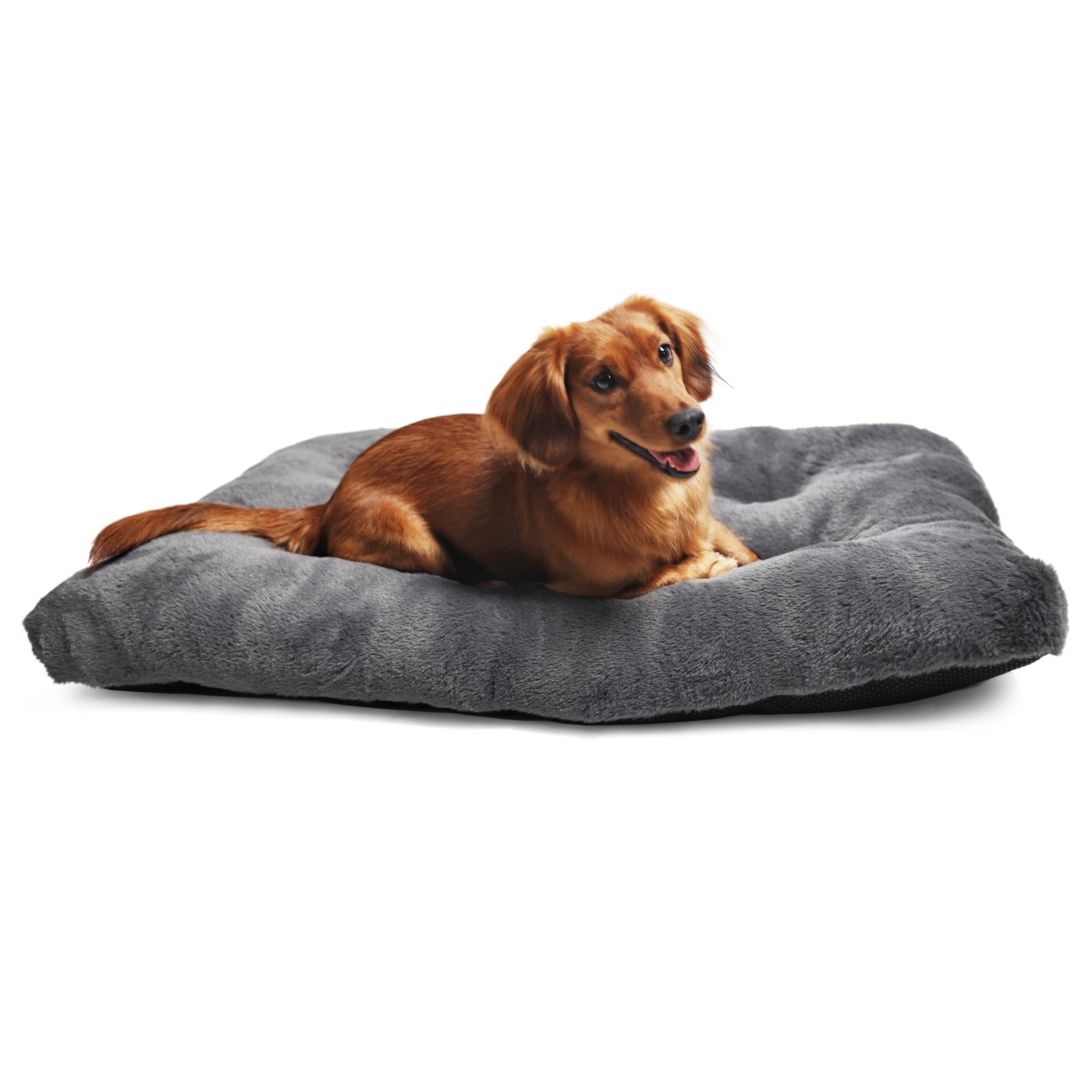 nononfish Dog Crate Pad 30x19 Washable for Medium Size Dogs Extra Soft 30 inch Dog Crate Bed for Kennel or Cage with Anti-Slip Bottom Puppy Sleeping Mat Ease Pet Anxiety & Provides The Perfect Sleep