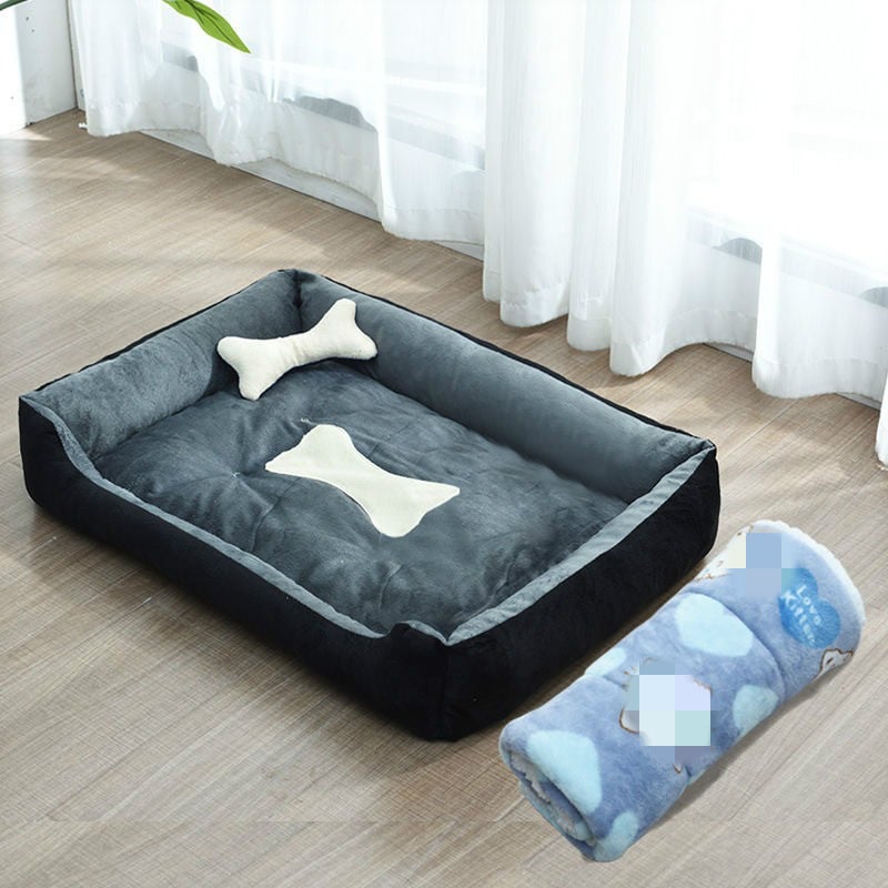 Four Seasons Golden Retriever Dog Bed and Mat