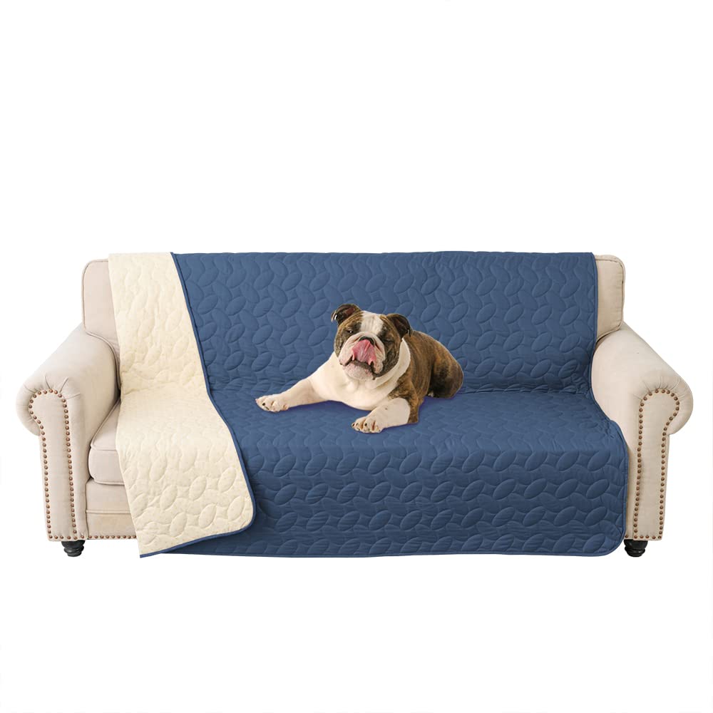 Ameritex Pet Bed Cover Dog Bed Blanket for Sofa and Furniture Waterproof New Pattern Design (52x82 Inch Navyblue)