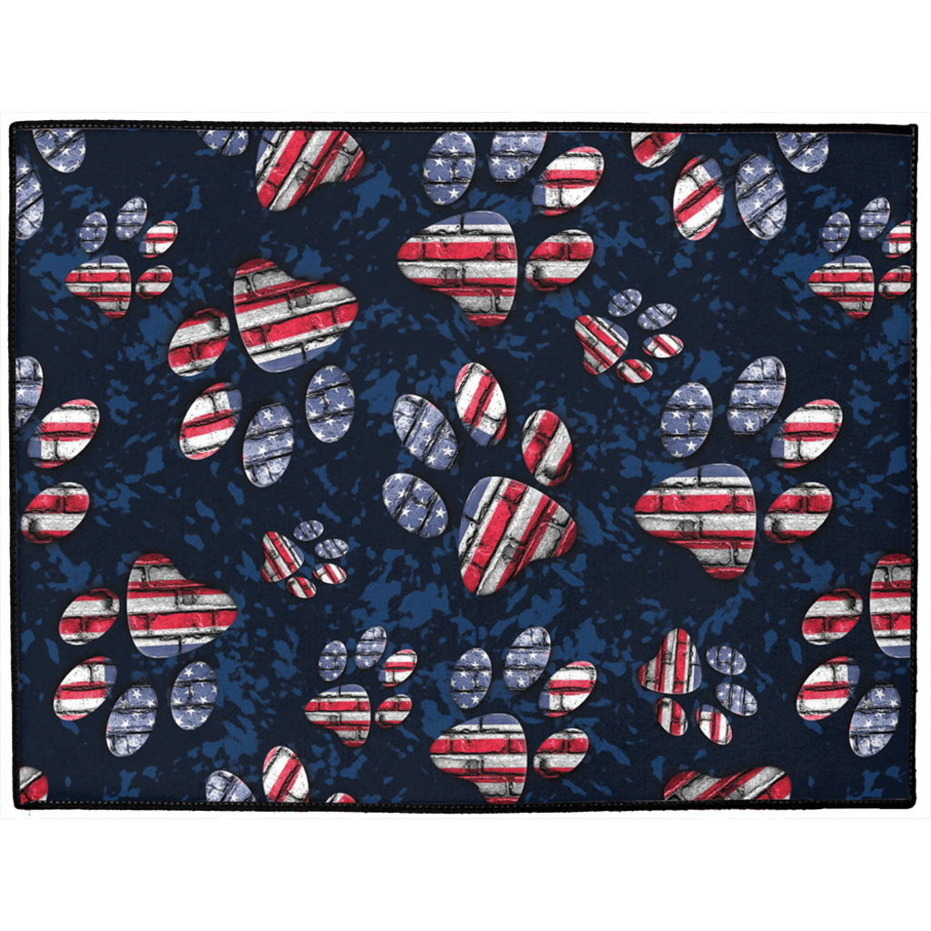 Patriotic Pup Dog Mat