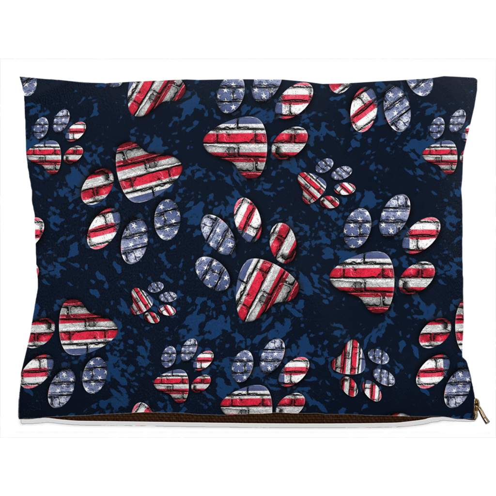 Patriotic Pup Dog Bed