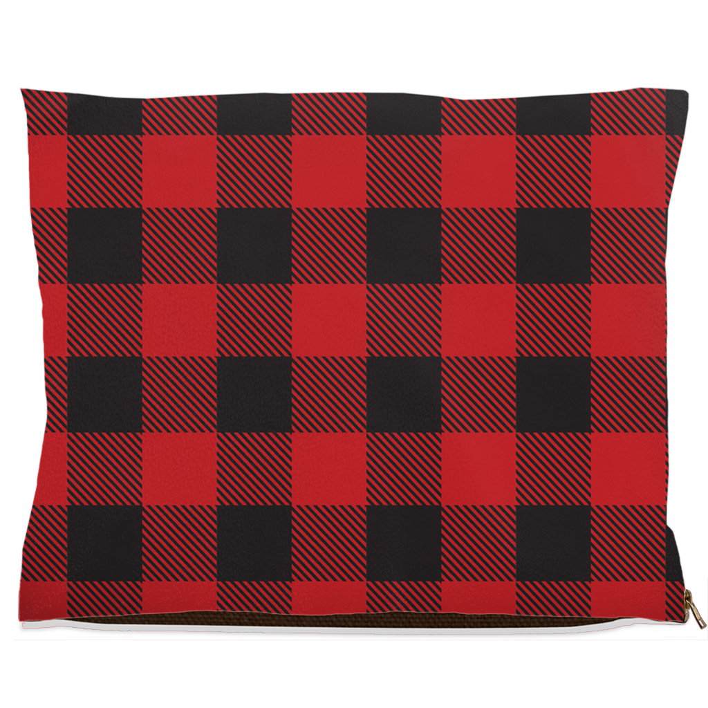 Buffalo Plaid Dog Bed