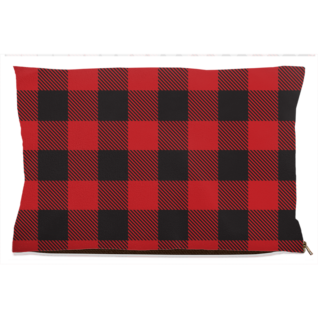 Buffalo Plaid Dog Bed