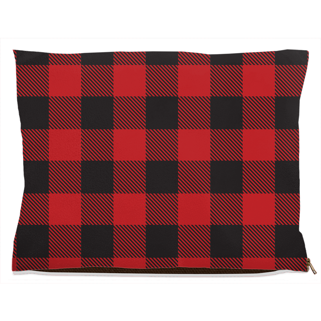 Buffalo Plaid Dog Bed