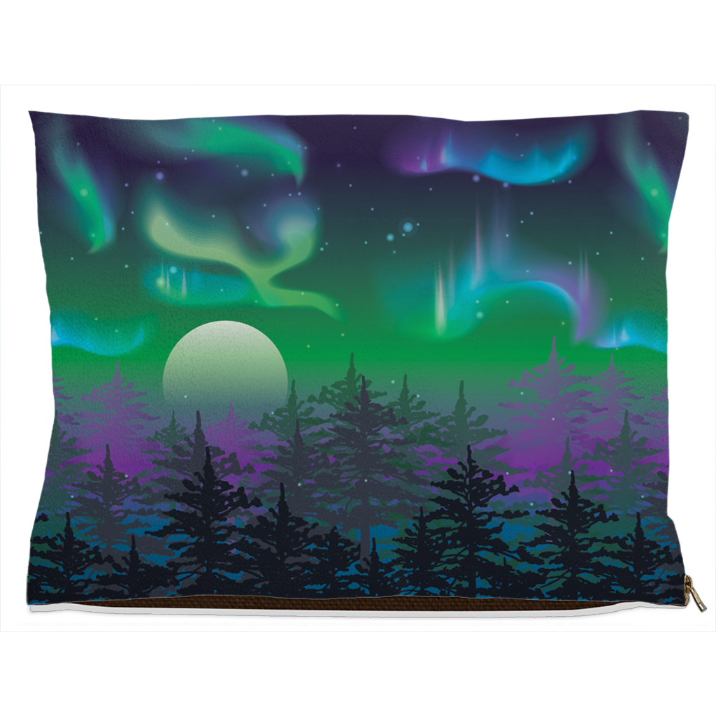 Northern Lights Dog Bed