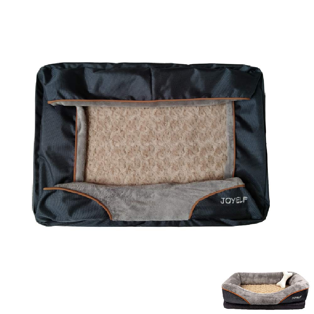 JOYELF Small Memory Foam Dog Bed Replacement Cover for 27 x 20
