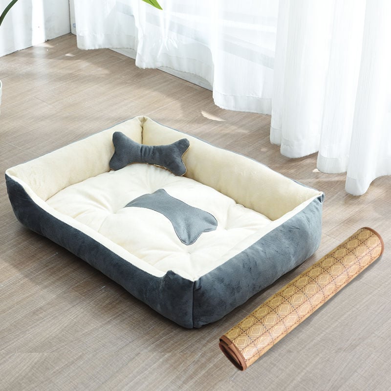 Four Seasons Golden Retriever Dog Bed and Mat