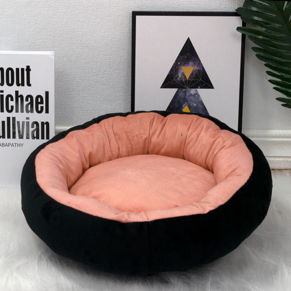 Breathable Octagonal Dog Bed with Plush Cushion