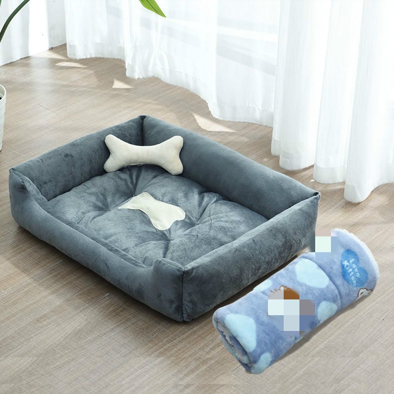 Four Seasons Golden Retriever Dog Bed and Mat