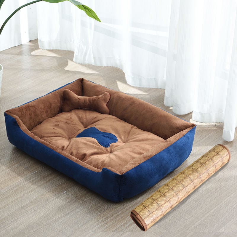 Four Seasons Golden Retriever Dog Bed and Mat