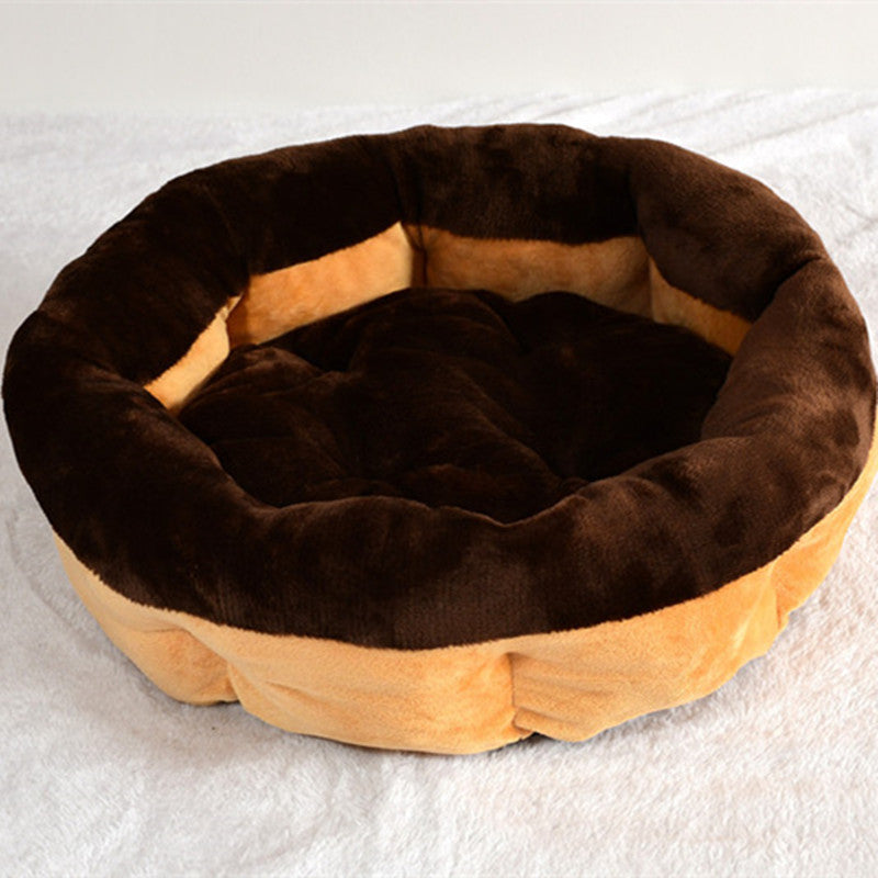 Breathable Octagonal Dog Bed with Plush Cushion