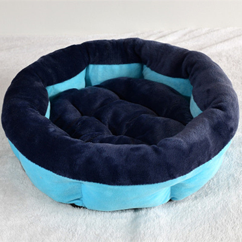Breathable Octagonal Dog Bed with Plush Cushion