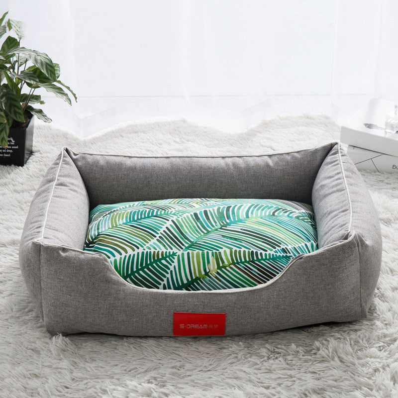 Washable Removable Teddy Dog Bed for All Sizes
