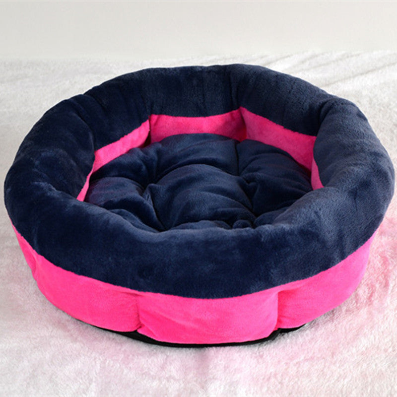 Breathable Octagonal Dog Bed with Plush Cushion