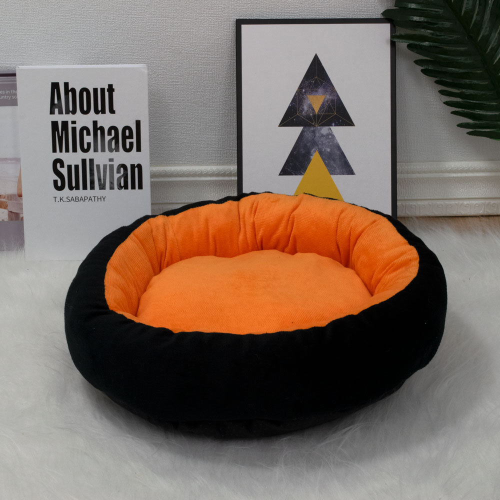 Breathable Octagonal Dog Bed with Plush Cushion