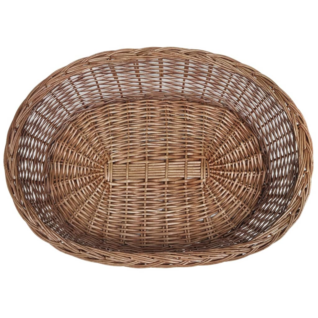 NNEVL Willow Dog Basket/Pet Bed Natural 90 cm