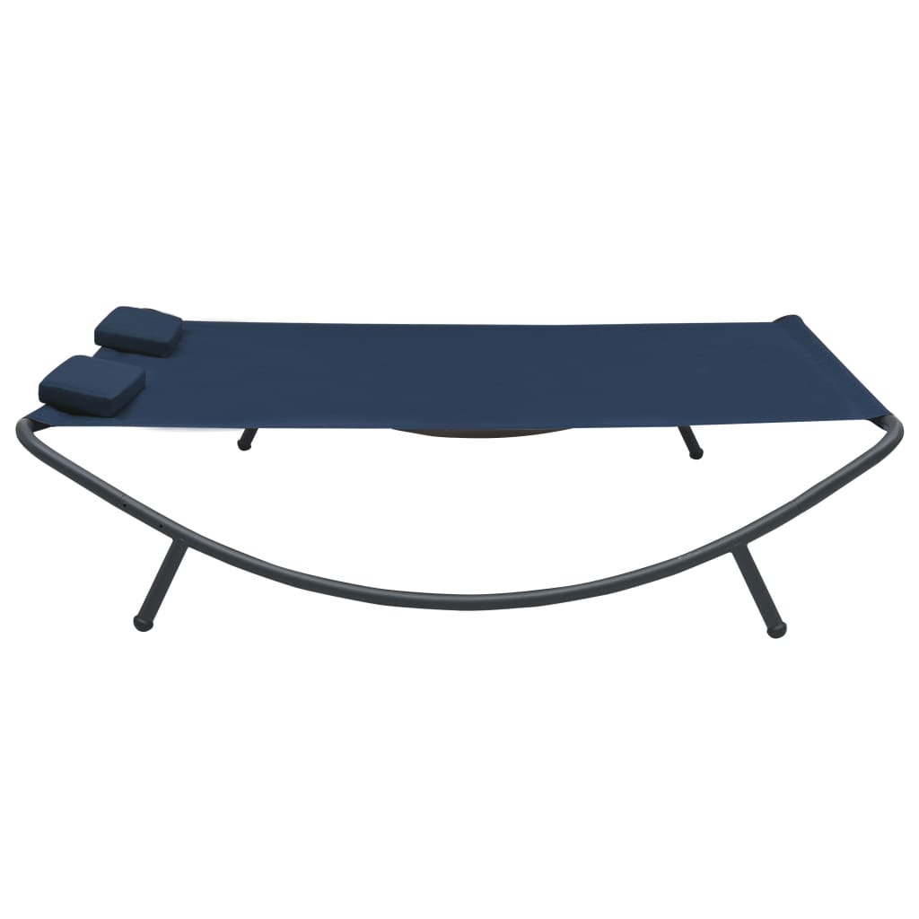 NNEVL Outdoor Lounge Bed Fabric Blue