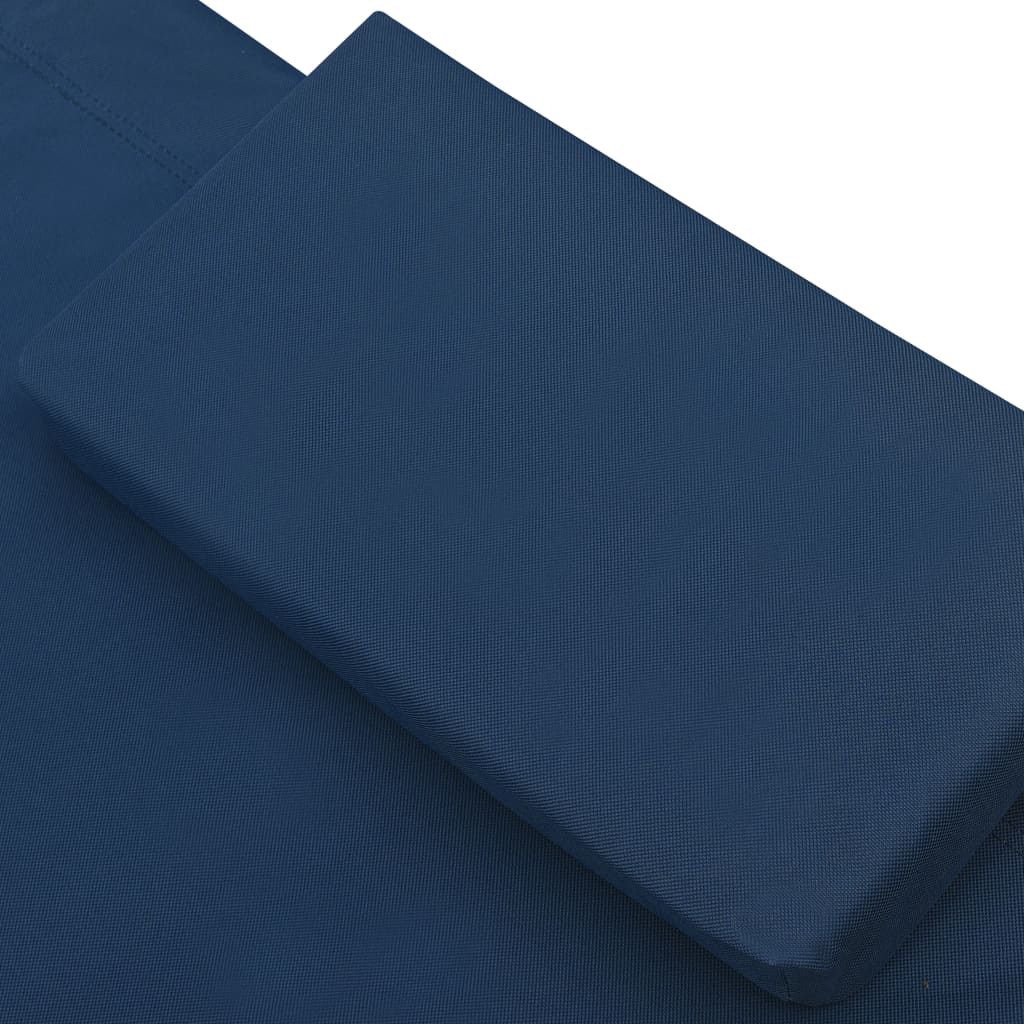 NNEVL Outdoor Lounge Bed Fabric Blue