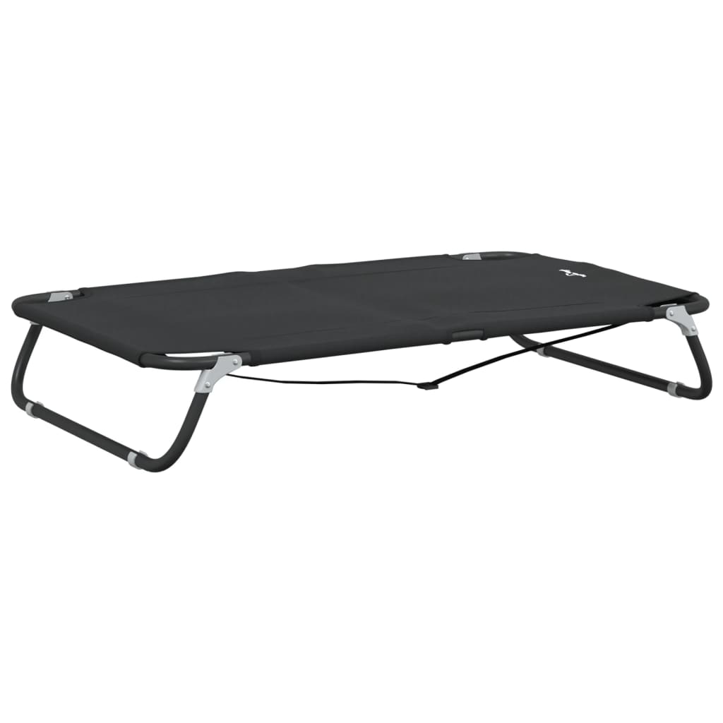NNEVL Dog Bed Foldable Anthracite Oxford Fabric and Steel