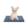 WagWonders Dog Bed Mat Washable Reversible Dog Crate Pad Soft Fluffy Pet Kennel Beds with Anti-Slip Bottom Dog Cat Sleeping Mattress for Medium Small Dogs 23x17x1.5 Inch Gray