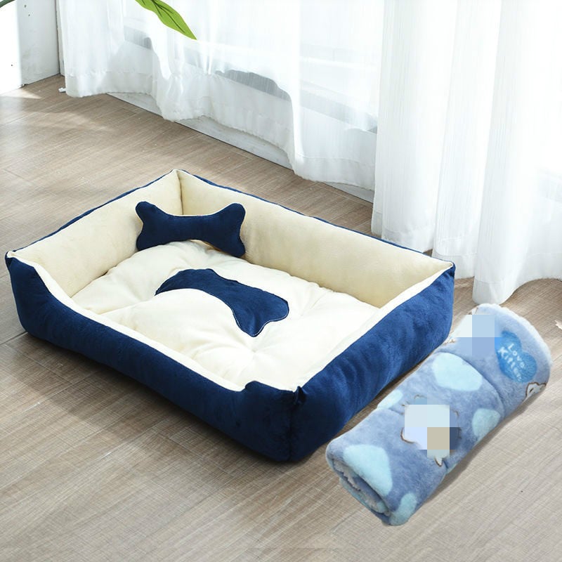 Four Seasons Golden Retriever Dog Bed and Mat