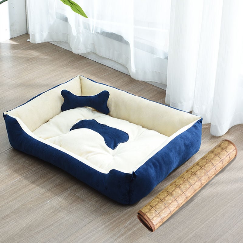 Four Seasons Golden Retriever Dog Bed and Mat