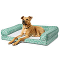 ClevaHome Comfort Orthopedic Dog Bed for Large Dogs - Waterproof Sofa Bed with Removable Bolsters & Washable Cover & Nonslip Bottom Egg Foam Dog Sofa with Enhanced Head and Neck Support