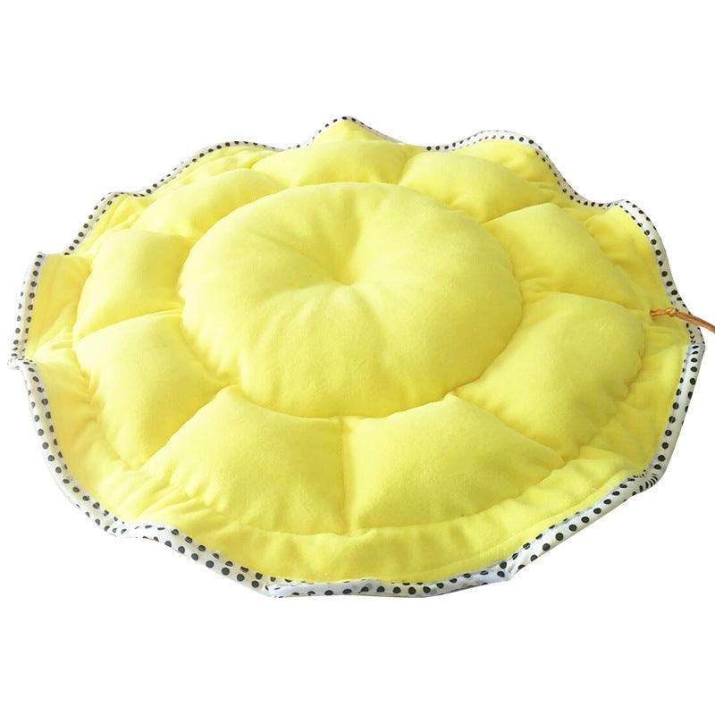 Cozy Pet Haven - Floral Bud Shape Dog Bed