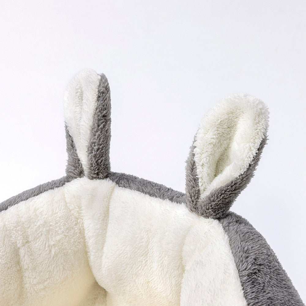 Bunny Ear Design Pet Bed 🐰🛏️ Cozy Plush Dog & Cat Bed