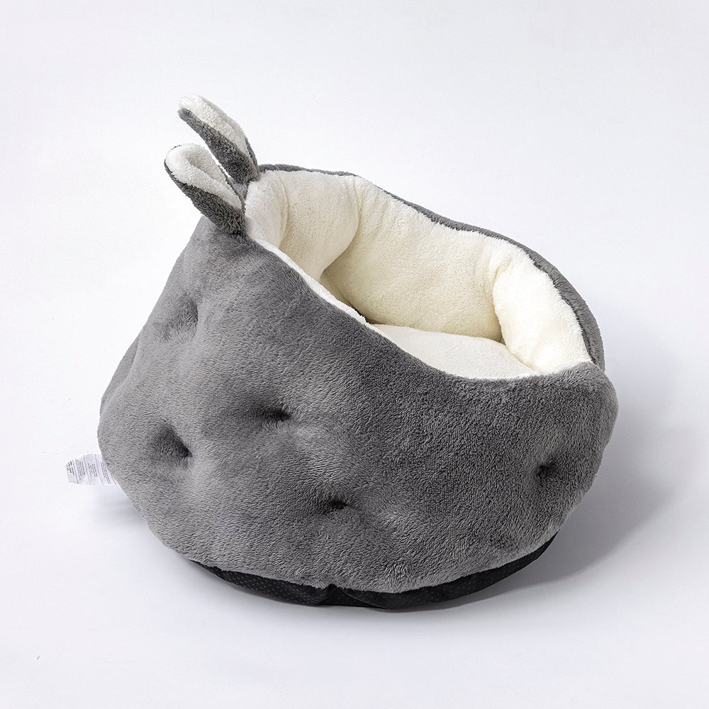 Bunny Ear Design Pet Bed 🐰🛏️ Cozy Plush Dog & Cat Bed