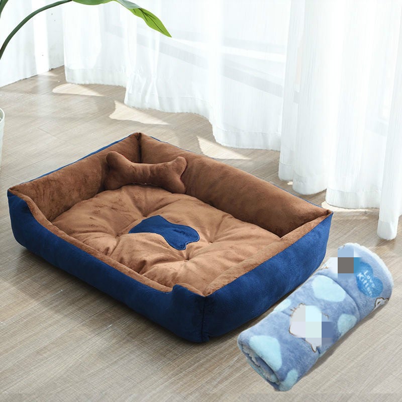 Four Seasons Golden Retriever Dog Bed and Mat