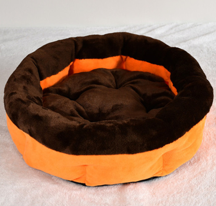 Breathable Octagonal Dog Bed with Plush Cushion