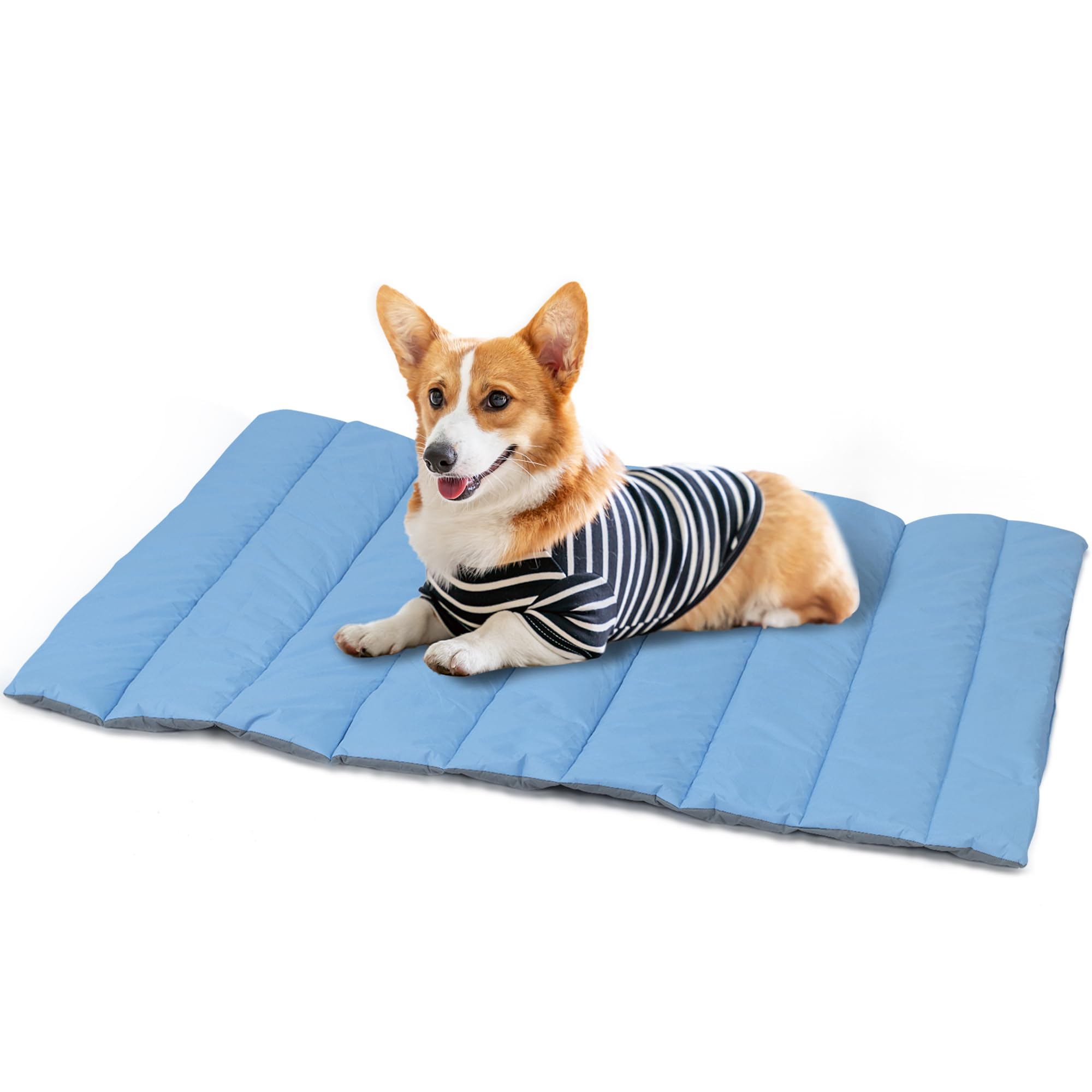 Heeyoo Outdoor Dog Bed Water Proof Camping Dog Bed Machine Washable and Portable Travel Dog Bed Foldable Outdoor Pet Bed for Small Medium and Large Dogs Outdoor Dog Mat