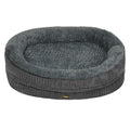 Pawz Orthopedic Plush Dog Bed Soft Washable Pet Bed Grey Cosy Cushion L Size