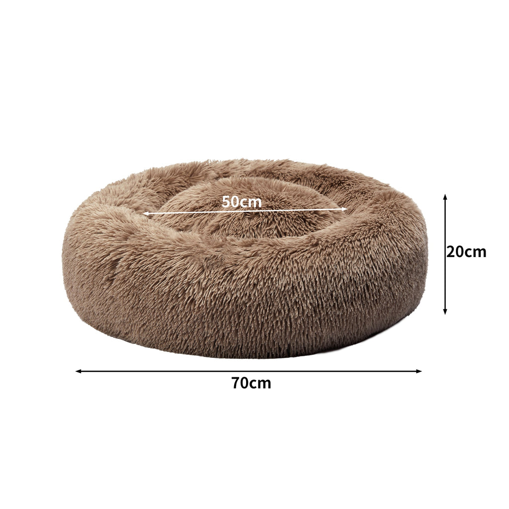 NNEIDS PaWz Pet Bed Mattress Dog Beds Bedding L Brown Large