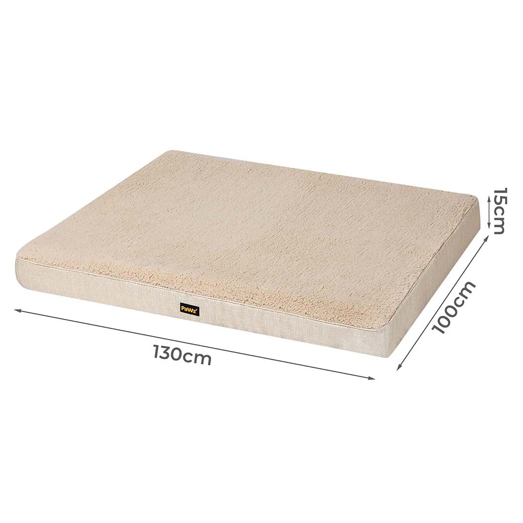 Pawz Dog Bed Soft Pet Mat Cushion Removable Washable