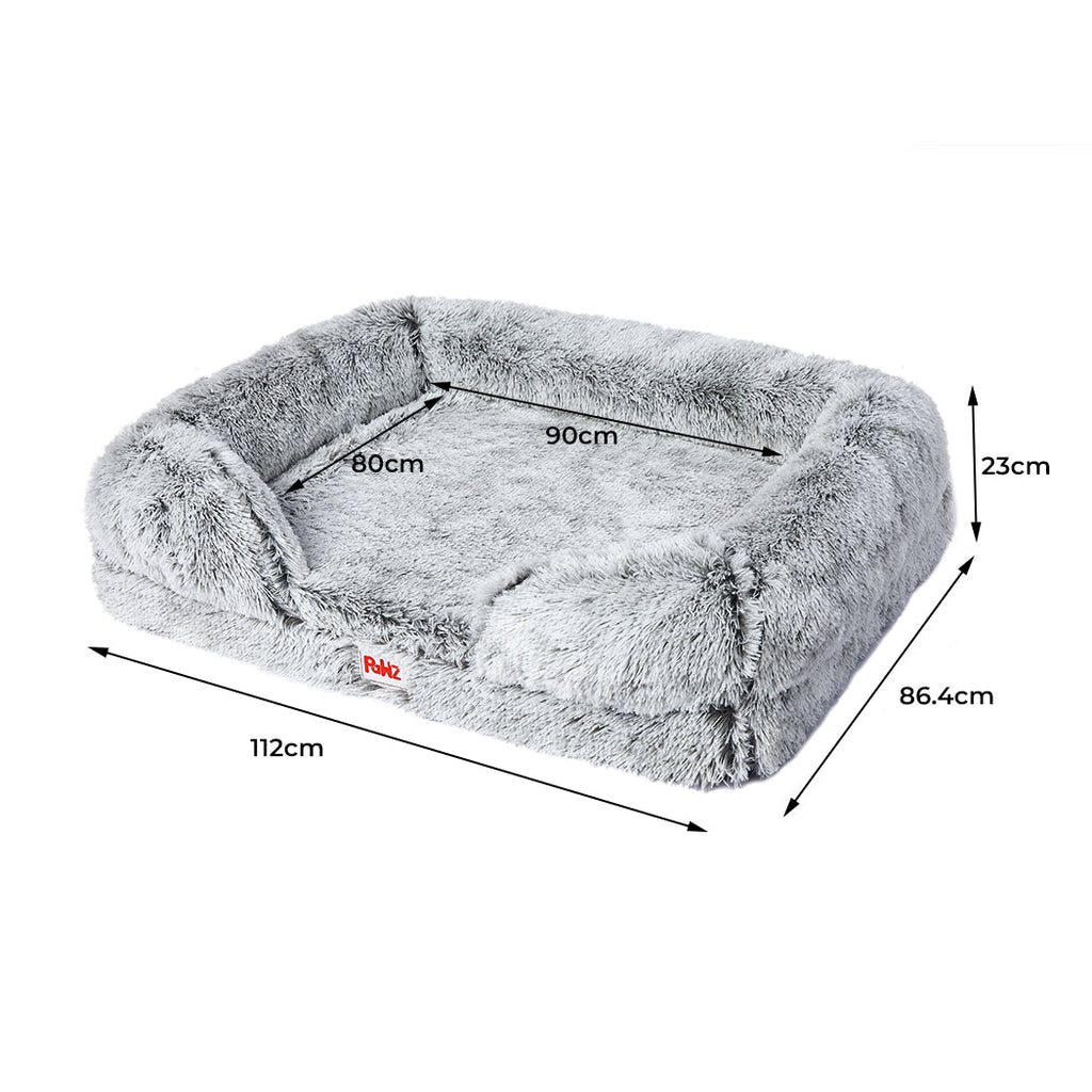 NNEIDS PaWz Pet Bed Orthopedic Sofa Dog Beds L Large