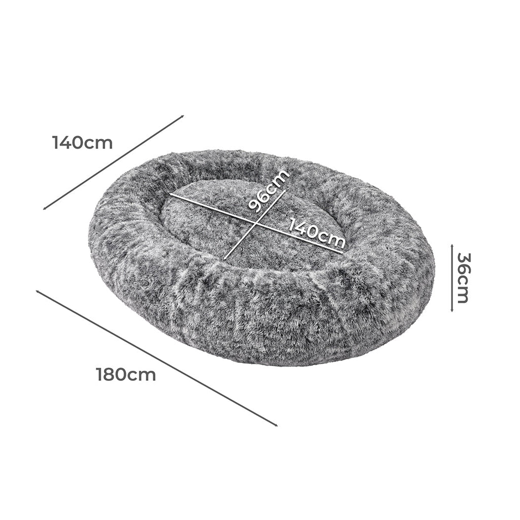 TheNapBed Memory Foam Pet Bed Grey Charcoal