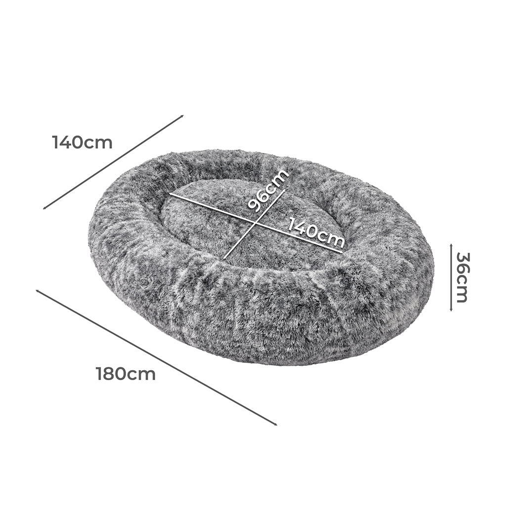 TheNapBed Memory Foam Pet Bed Grey Charcoal